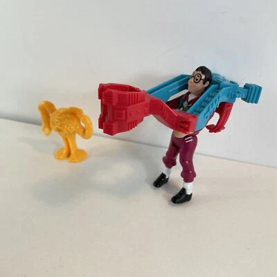 Louis Tully Power Pack The Real Ghostbusters 1990 Kenner Figure 100% Complete - Image 1 of 4