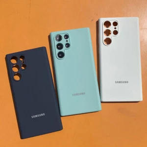 Matowe etui Samsung Galaxy S24 S25 Ultra Liquid Silikon Jedwabista miękka w dotyku pokrywa - Zdjęcie 1 z 20