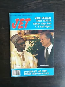 Jet Magazine October 30, 1980 - President Jimmy Carter & Shehu Shagari No Label - Foto 1 di 2