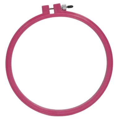 Pink Susan Bates Hoop-La Embroidery Hoop 6 Inch - Image 1 of 3
