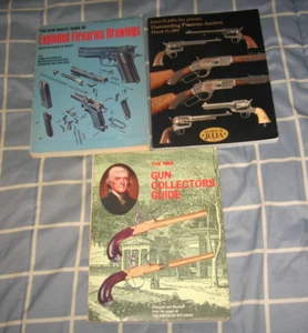 3 Guns Firearms Catalog Collector Guides Exploded Firearms Drawings NRA Auction - Picture 1 of 1