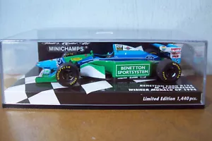 1/43 MINICHAMPS 400 940005 MICHAEL SCHUMACHER BENETTON B194 1994 MONACO GP WIN - Foto 1 di 3
