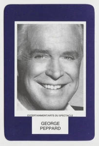 George Peppard 1993 Face to Face Game Card - Einzelkarte aus kanadischem Spiel - Bild 1 von 2