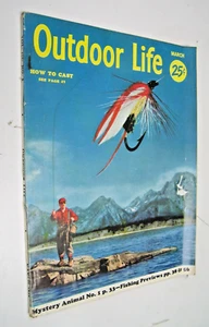 Outdoor Life Fishing Hunting Magazine March 1955 - Picture 1 of 1