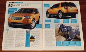 LAND ROVER LR2 MAGAZIN PRINT ARTIKEL DESIGN ANALYSE AUTOMOBIL MAG SUV LUXUS - Bild 1 von 4