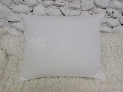 Cushion Cover, Pale Ivory, Swirls and Ribbed Cotton, Sheen,  14" x 17" - Image 1 of 4