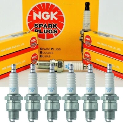 Bujía estándar NGK genuina 6 piezas para Chevy/Aston Martin/Volkswagen Foto 1 de 4