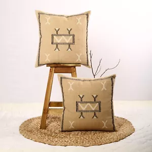 Beautiful Cactus silk inspired Sabra pillow cover set of 2 square cushion cover - Picture 1 of 6
