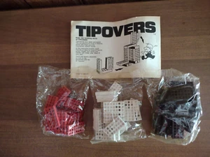 Vintage Tipovers Motion Blocks Building Domino effect - Picture 1 of 2