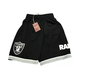 Nuevo Nuevo con etiquetas Pantalones Cortos de Malla Mitchell & Ness Team ID Talla Pequeña Las Vegas Raiders - Imagen 1 de 2