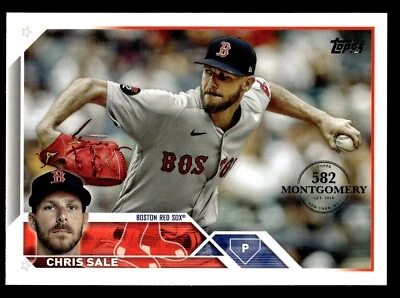 2023 Topps 582 Montgomery Club Set Break #333 Chris Sale Boston Red Sox - Image 1 of 2