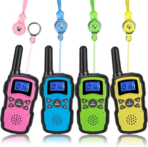 Walkie Talkies for Kids 4 Pack,Family Walky Talky Adults Childrens Radio Long Ra - Picture 1 of 12