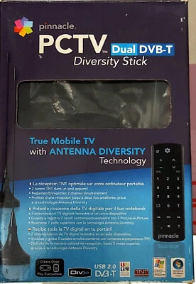 SINTONIZZATORE TV DIGITALE PORTATILE PINNACLE PER PC DVB-T STICK - Immagine 1 di 3