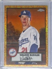 2021 Topps Chrome Platinum 70th Anniversary Orange Walker Buehler 22/25