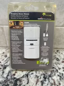 Cooper Wiring Occupancy Sensor Dimmer 600W OS106D1-C1-K white almond ivory - Picture 1 of 5