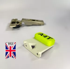 Hinge Plate Marking Jig. 3D printed, PLA+ plastic with metal pins inserts. - Picture 1 of 5