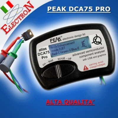 PEAK Atlas DCA75 PRO Semiconductor Analizer tester per semiconduttori componenti - Imagen 1 de 4