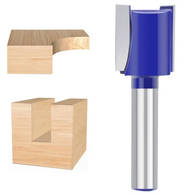 8mm Schaft Fräser Hartmetall Nutenfräser Bündigfräser 8-20mm Schnittlänge 20mm - Bild 1 von 4