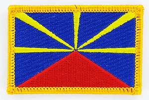 AUFNÄHER Patch FLAGGEN flagge Réunion flag Fahne 7x4.5cm - Bild 1 von 1