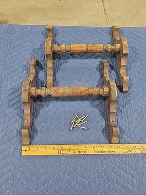 Pair Of Antique Pump Organ Case Handles W/Screws #0629 - Image 1 of 3