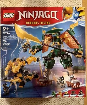 LEGO Ninjago 71794 Lloyd And Arin's Ninja Team Mechs 2023 juego de 764 piezas retirado Foto 1 de 3