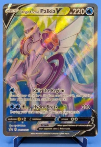 Origin Forme Palkia V SWSH253 Pokémon Juego de Cartas Coleccionables 2022 Ultra Raro Holo Promo Casi Como Nuevo - Imagen 1 de 3