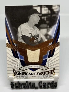 UPPER DECK SP LEGENDARY CUTS SIGNIFICANT SWATCHES JOHNNY PODRES GAME USED FABRIC - Picture 1 of 2