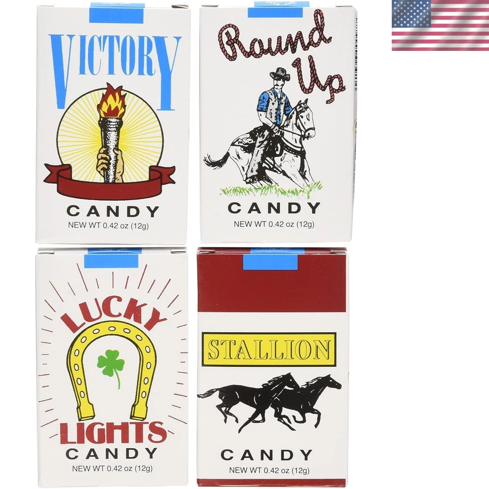 Candy Cigarettes Gourmet Food Sweet Healthy Various Brands 3 Boxes 24 Count