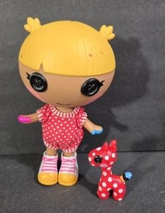 Lalaloopsy Littles Scribbles Splash Doll 7" Sweet Blonde Finger Painter, USED - Picture 1 of 2