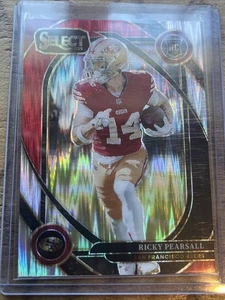 Panini Select 2024 - Club Level Ricky Pearsall #285 negro y rojo Shock Prizm (RC) - Imagen 1 de 2