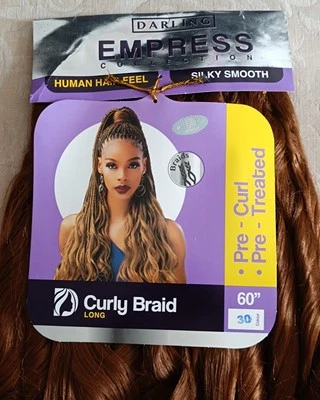 Darling Empress French Curls Loose Braids Extension. Crochet Braids - Image 1 of 4