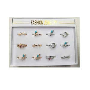 12PCS Assorted Rings Adjustable Size - Picture 1 of 1
