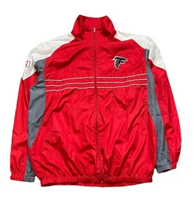 Chaqueta cortavientos vintage Atlanta Falcons Sports Illustrated roja L - Imagen 1 de 5