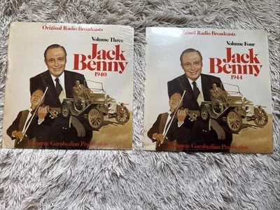 Jack Benny: Original Radio Broadcast Vol 3 and 4. Sealed - 2 Vinyl Record Set Foto 1 de 2