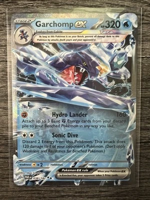 Garchomp ex 038/182 Sv04: Paradox Rift Holo - Image 1 of 2