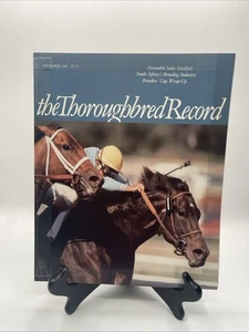 The Thoroughbred Record Magazine Horse Racing December 1986 - Frances Genter - Picture 1 of 4
