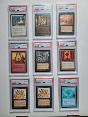 MTG 9 The Dark 1994 PSA Graded Cards Martyr's Cry, Scarwood Bandits & More LOOK! - Image 1 of 4