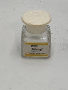 Vtg 1960s Upjohn Unicap Vitamin Sample Bottle - Picture 1 of 6