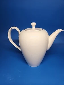 Johann Haviland Ehering Platinrand Kaffee-/Teekanne_Servierer Bavaria - Bild 1 von 11