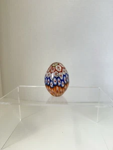 Pisapapeles vintage de cristal italiano de Murano Millefiori Art 2,75" de alto MCM WJ4 - Imagen 1 de 5