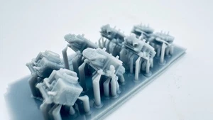 Carburetor sampler set of 8 for model cars 3d printed - Picture 1 of 4