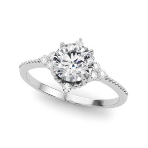 2.00CT DE/VS Lab-Grown Diamond Halo Engagement Ring in Platinum UK Hallmarked - Picture 1 of 29