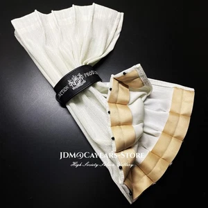 4Pcs JDM Junction Produce White Velvet Silvery JP Car Curtains Shade Valance 50M - Picture 1 of 12