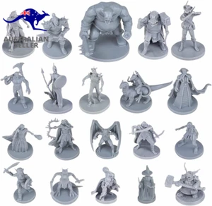 20 Unique Fantasy Tabletop Miniatures for Dungeons and Dragons Miniatures. 28MM - Picture 1 of 12