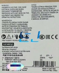 Avviamento morbido 3RW4047-1BB14 3RW40471BB14 3RW4047-1BB14 nuovo - Foto 1 di 2