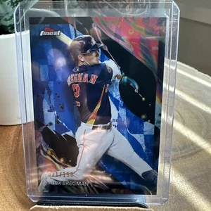 2024 Topps Finest Baseball Blue Uncommon #193 Alex Bregman 21/150 - Picture 1 of 3