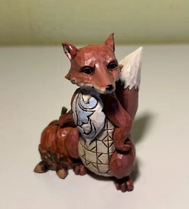 Jim Shore Heartwood Creek Fox Figurine Pumpkin - Picture 1 of 8