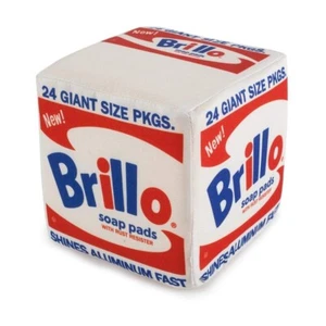 Andy Warhol Brillo Box Medium Plush, NEW and MINT! - Picture 1 of 1