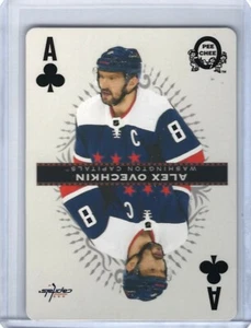 2021-22 O-Pee-Chee Playing Cards #Ace Clubs Alex Ovechkin - Picture 1 of 1