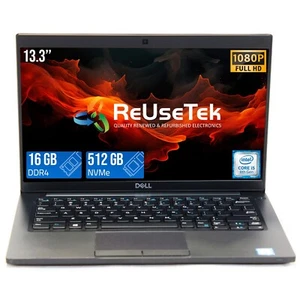 Dell Latitude 7390 13.3" FHD Intel i5-8350U 16GB RAM 512GB NVMe SSD Win 11 Pro - Picture 1 of 21